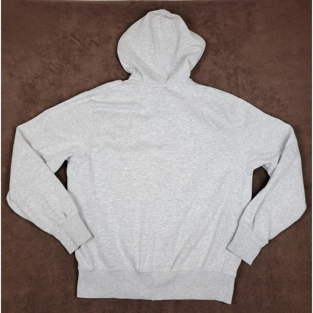 Nike Team Virginia Tech Hokies Full Zip Hoodie Gray Mens Medium Sweatshirt VT